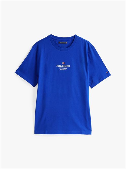 t-shirt uomo blu TOMMY HILFIGER | MW0MW38980D03